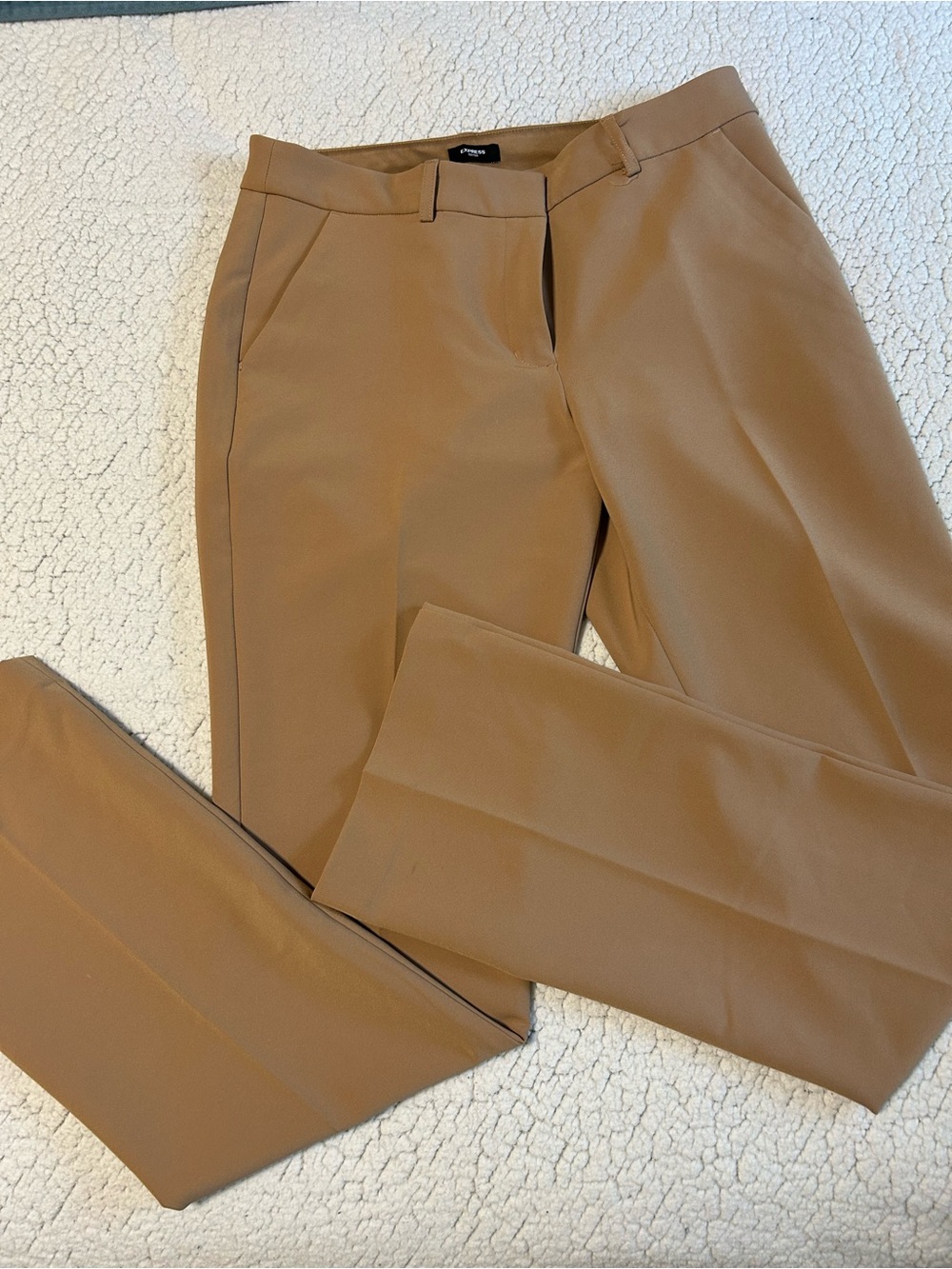 Classic Tailored Women's Pants in Camel
